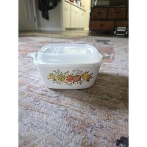 Corning Ware Spice Of Life Square Small Dish P-43-B 2 3/4 Cup